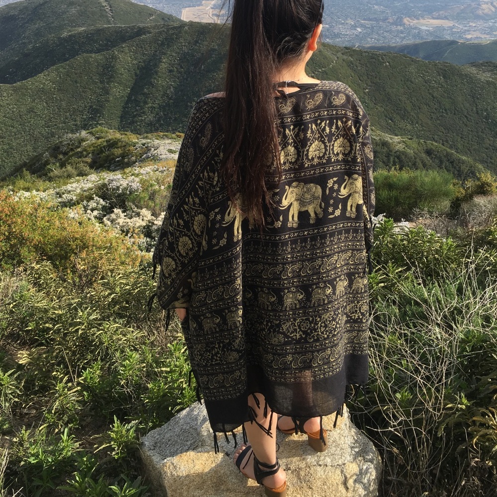 Boohoo print kimono
